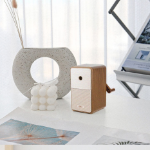 Deli Retro Speaker-Shaped 5-Step Lead Adjustment Rotary Pencil Sharpener, Brown – стильная и функциональная точилка для карандашей
