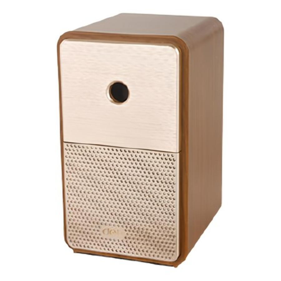 Deli Retro Speaker-Shaped 5-Step Lead Adjustment Rotary Pencil Sharpener, Brown – стильная и функциональная точилка для карандашей