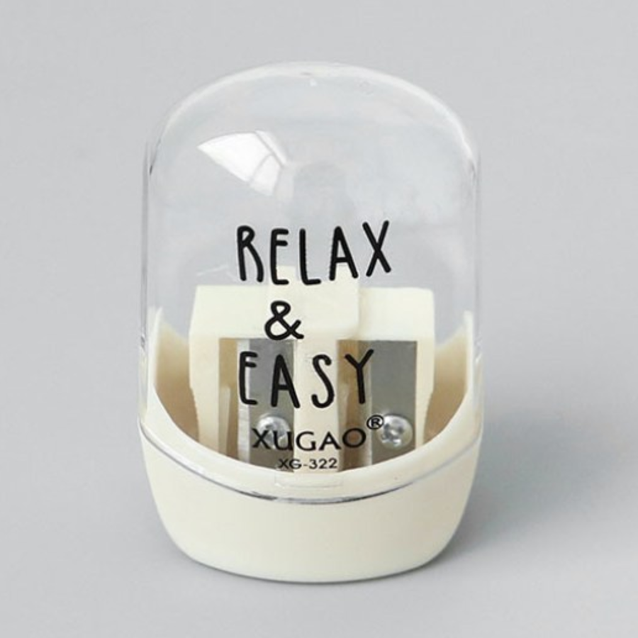 CommonCommon Portable Mini Manual Pencil Sharpener Dome-Shaped, Beige – компактная и удобная точилка для карандашей