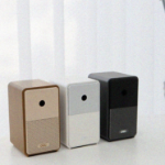 Deli Retro Speaker-Shaped 5-Step Lead Adjustment Rotary Pencil Sharpener, Dark Gray – элегантная и функциональная точилка для карандашей.