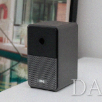 Deli Retro Speaker-Shaped 5-Step Lead Adjustment Rotary Pencil Sharpener, Dark Gray – элегантная и функциональная точилка для карандашей.