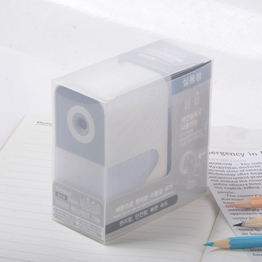 Tamsa 3-Step Lead Adjustment Pencil Sharpener, White – компактная и функциональная точилка для карандашей