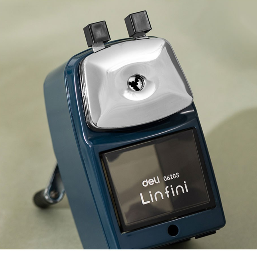 Deli Pastel Metal 5-Stage Core Adjustment Rotary Pencil Sharpener– изысканная и функциональная точилка для карандашей