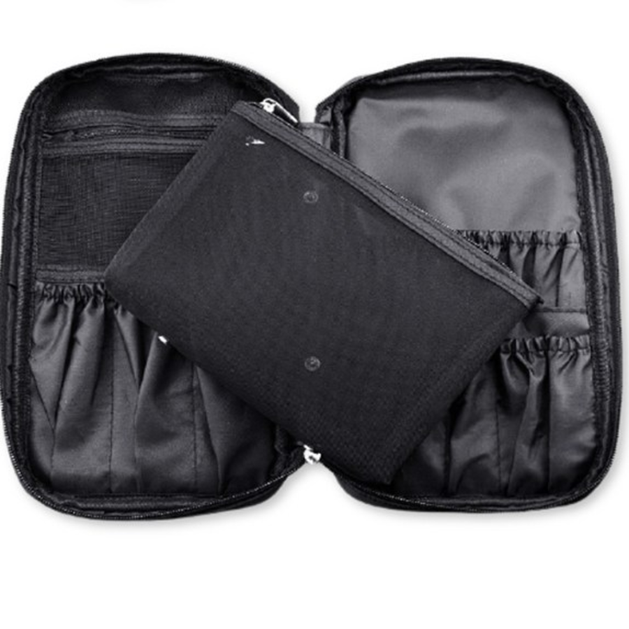 World Makeup Brush Pouch, Black – стильная и функциональная косметичка для кистей