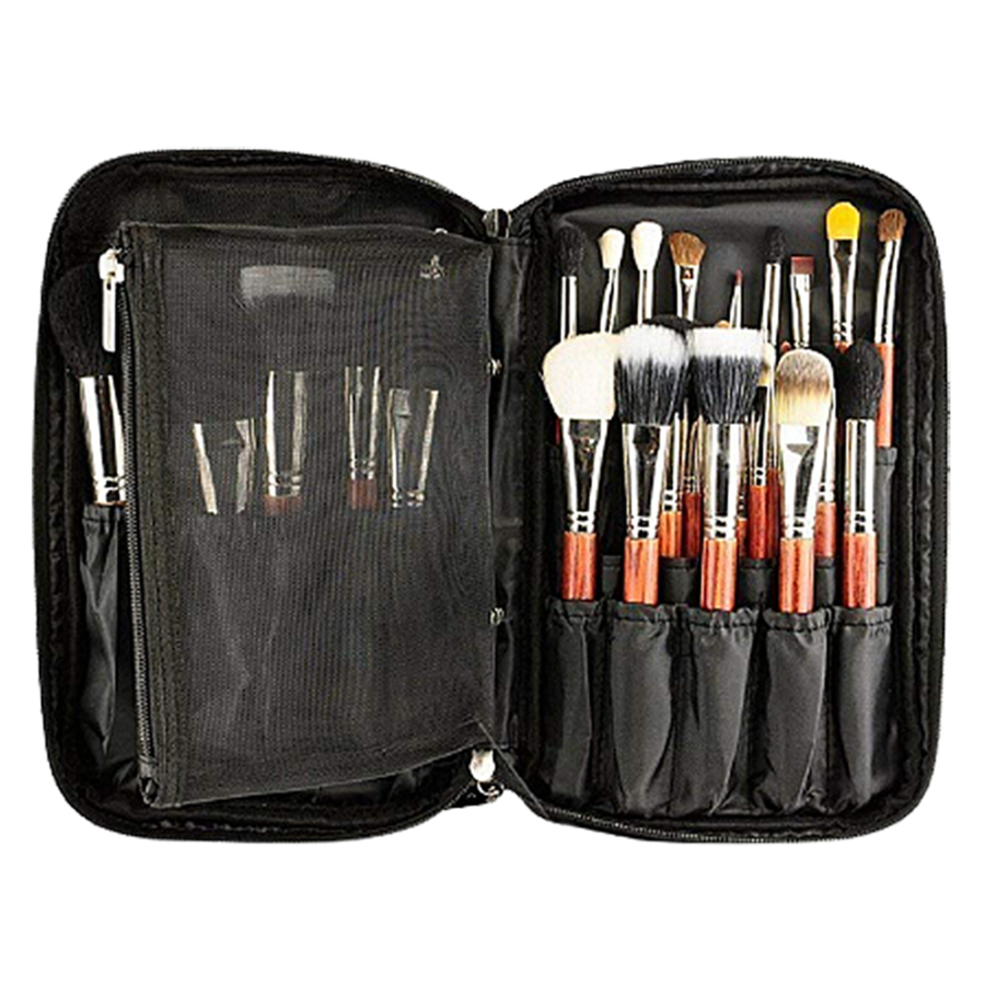 World Makeup Brush Pouch, Black – стильная и функциональная косметичка для кистей