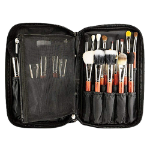 World Makeup Brush Pouch, Black – стильная и функциональная косметичка для кистей