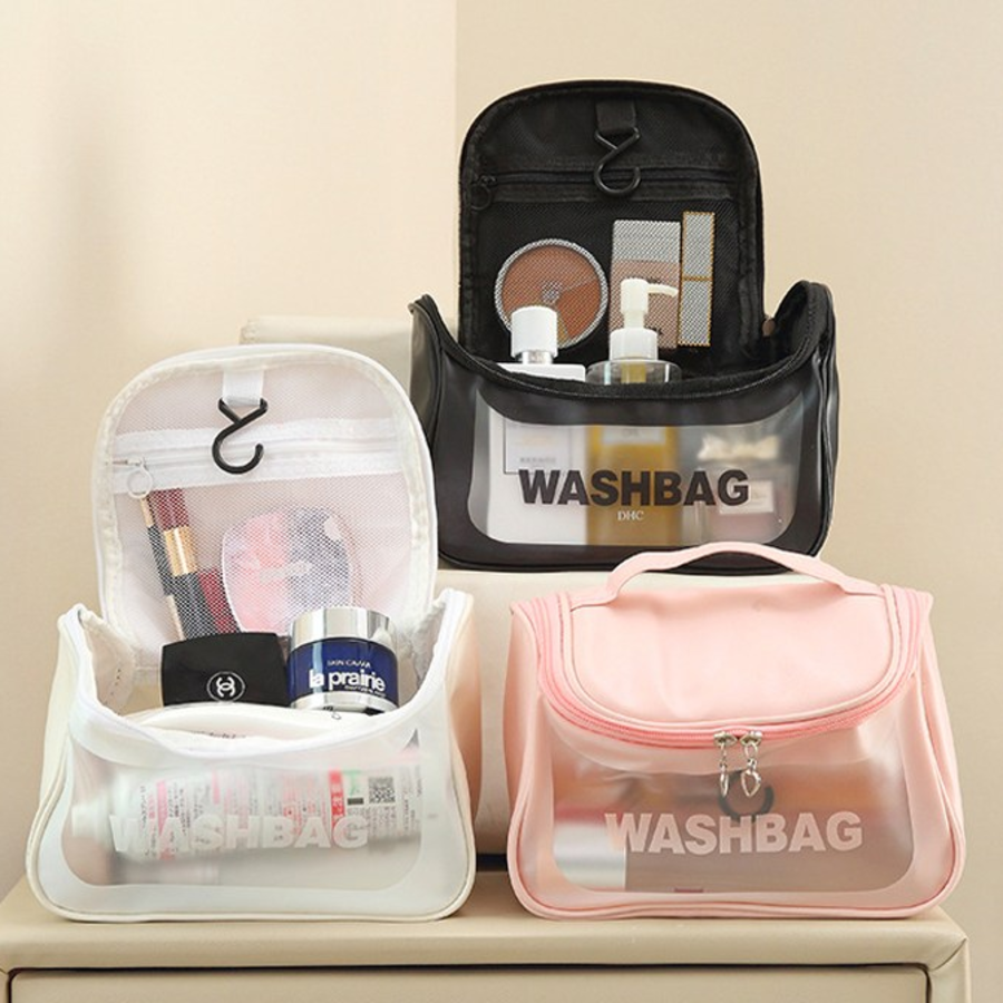 Diocell Toiletries & Cosmetic Storage Pouch, White – практичная и элегантная косметичка для организации косметики