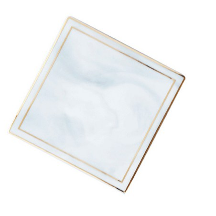 Marble Square Palette, Mixed Colors – стильная и функциональная палетка для смешивания косметики