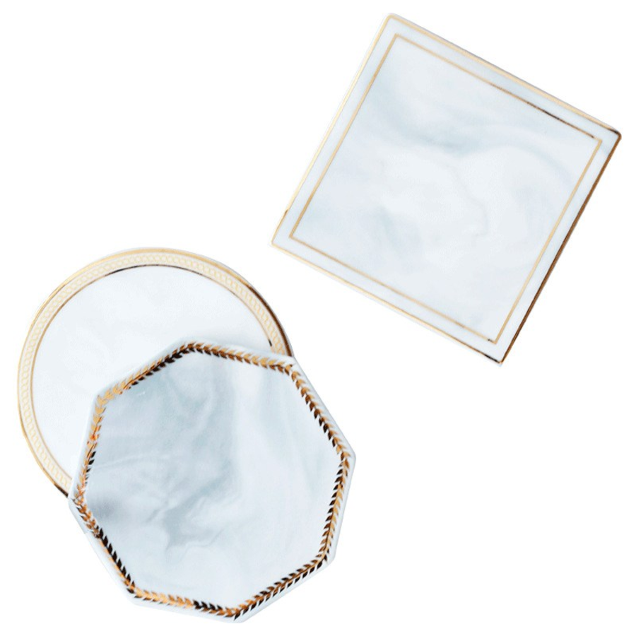 Marble Square Palette, Mixed Colors – стильная и функциональная палетка для смешивания косметики