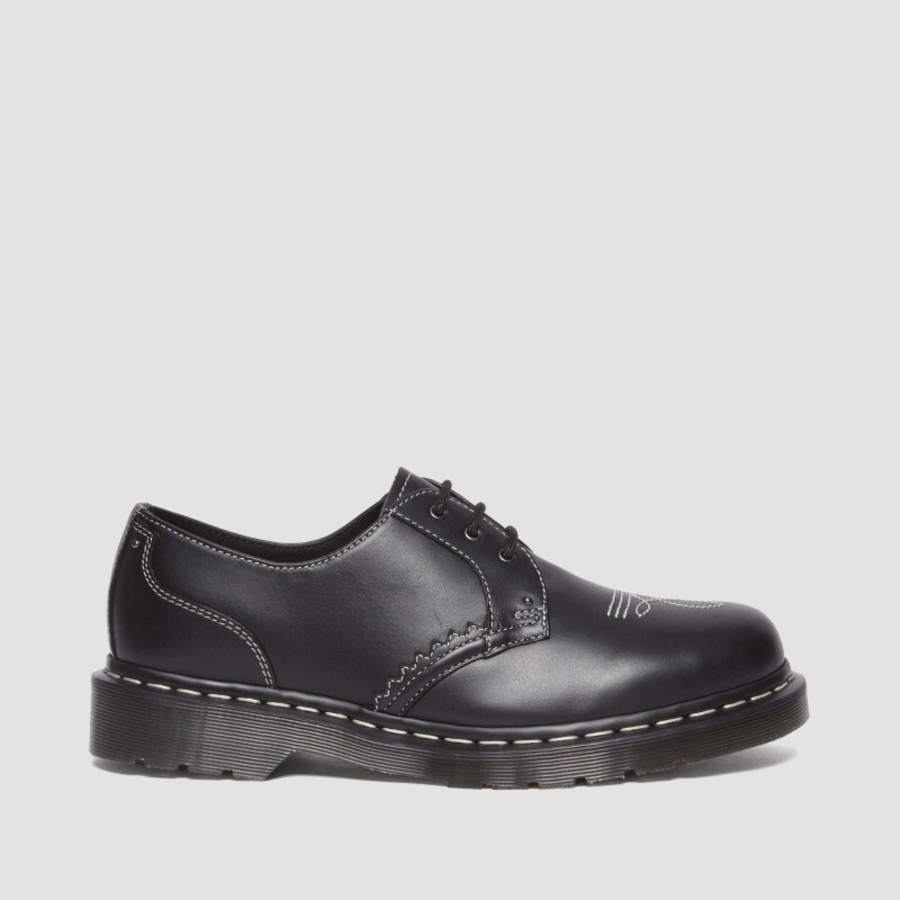 Dr. Martens – туфли 1461 GA Wanama Leather, бордовый