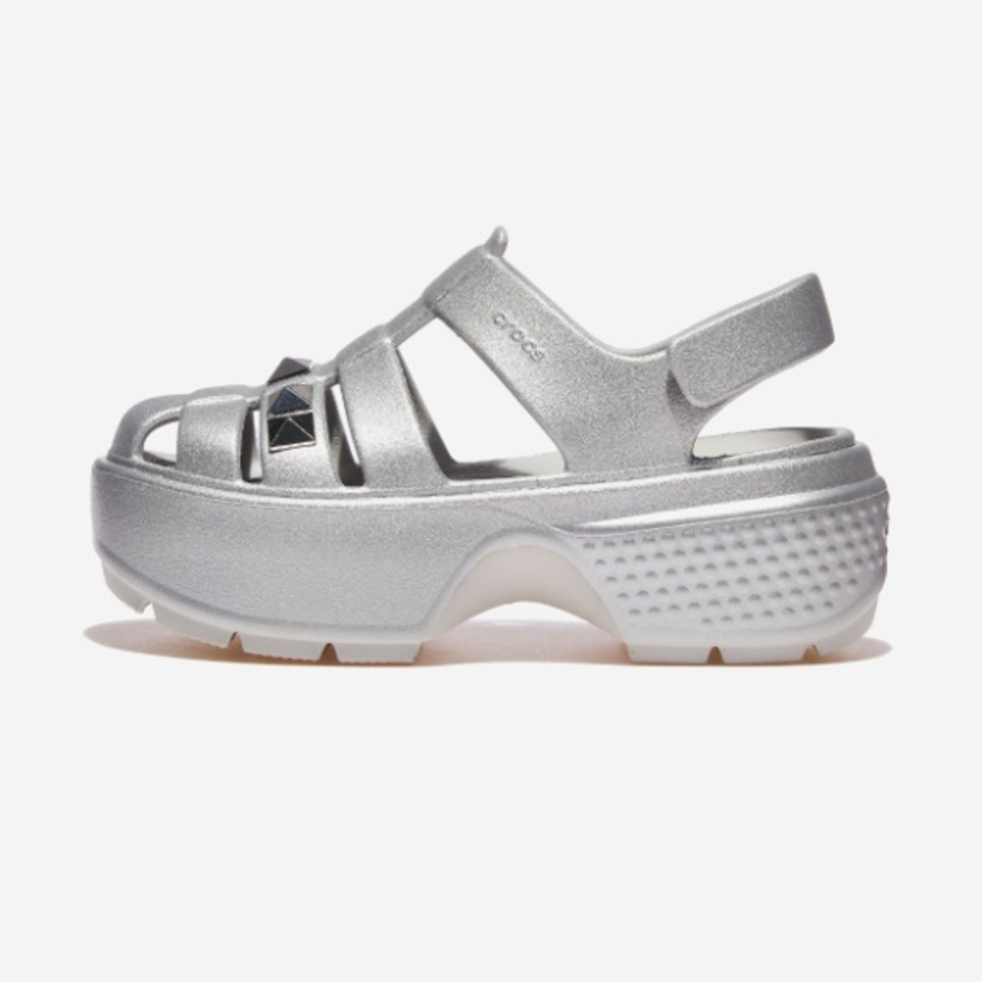 Crocs – сандалии Stomp Studded Metallic Fisherman Sandal