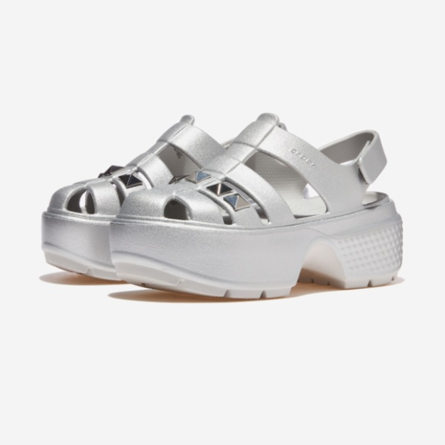 Crocs – сандалии Stomp Studded Metallic Fisherman Sandal