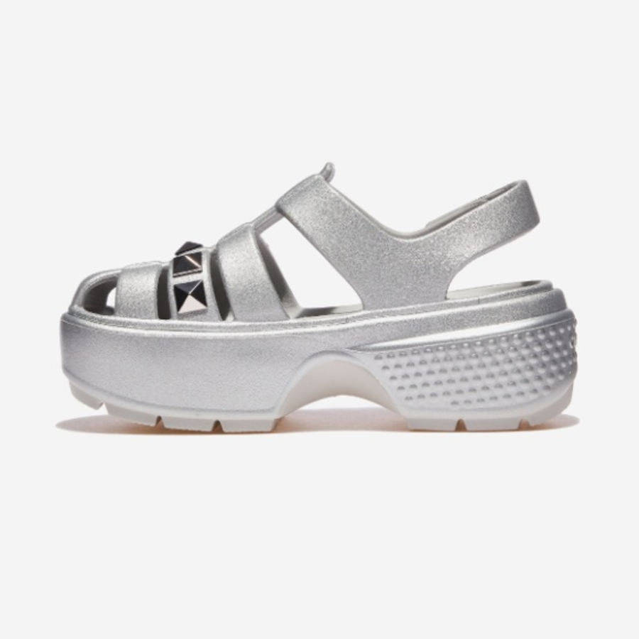 Crocs – сандалии Stomp Studded Metallic Fisherman Sandal