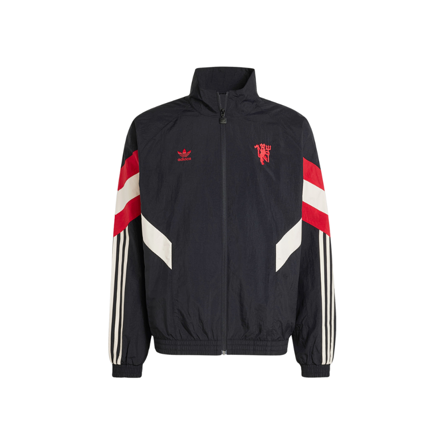 Adidas Manchester United Originals Track Top Black Red