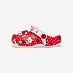 Crocs – сабо HELLO KITTY RED CLASSIC CLOG T