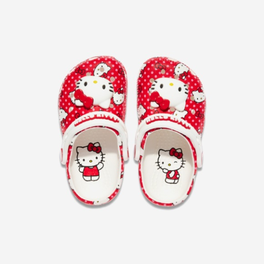 Crocs – сабо HELLO KITTY RED CLASSIC CLOG T