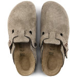 BIRKENSTOCK Boston Suede Leather Taupe