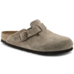 BIRKENSTOCK Boston Suede Leather Taupe