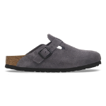 BIRKENSTOCK Boston Suede Leather Velvet Gray