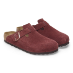 BIRKENSTOCK Boston Suede Leather Zinfandel