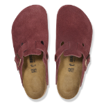 BIRKENSTOCK Boston Suede Leather Zinfandel