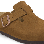 BIRKENSTOCK Boston Suede Leather Mink