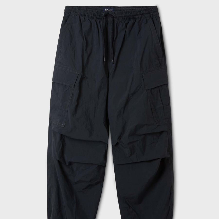 WHO.A.U Wide Nylon Cargo Pants (U)