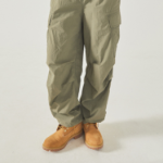 WHO.A.U Wide Nylon Cargo Pants (U)