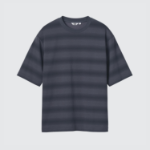 Uniqlo – AIRism Cotton Oversized Striped Short Sleeve T-Shirt
