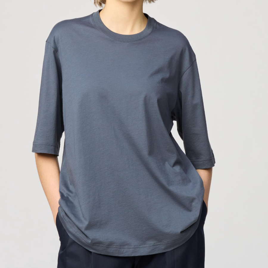 Uniqlo – футболка SUPIMA COTTON Oversized T (Sheer)