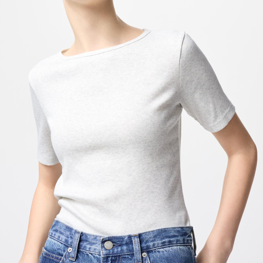 Uniqlo – футболка Rib Boat Neck T