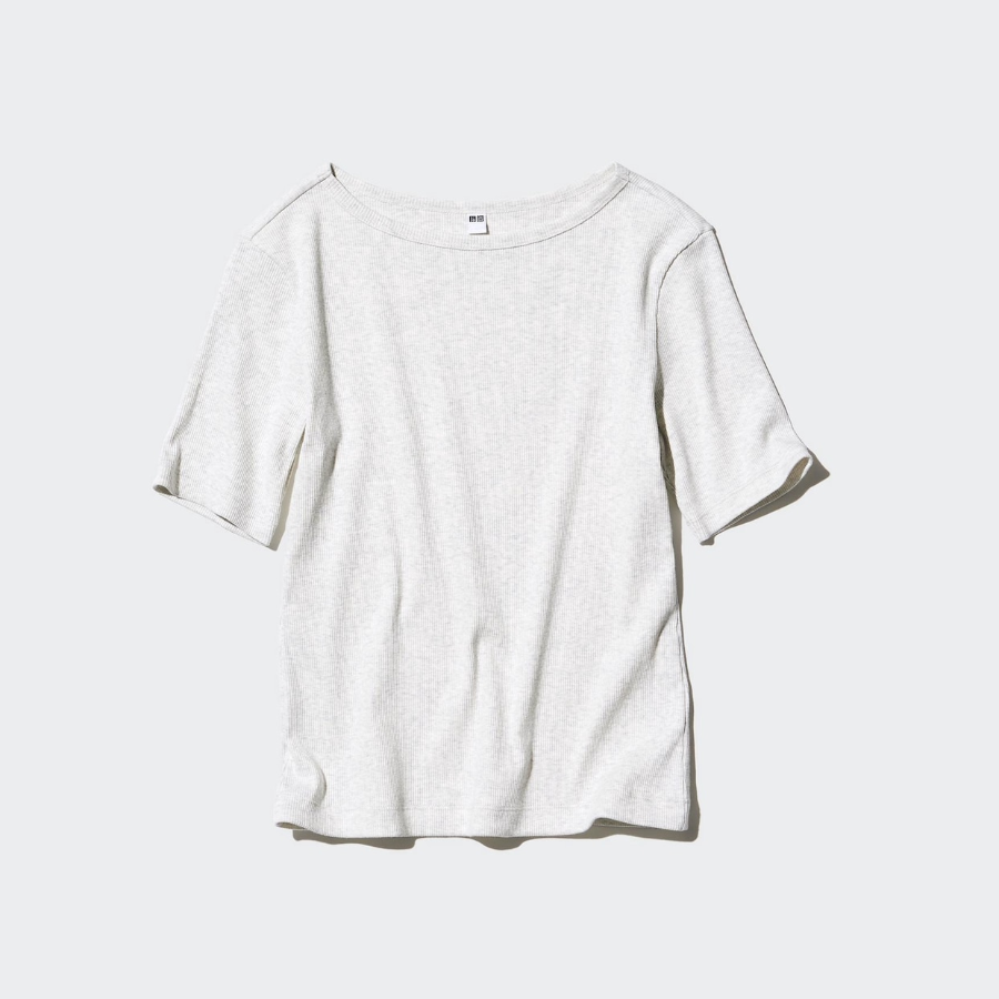 Uniqlo – футболка Rib Boat Neck T