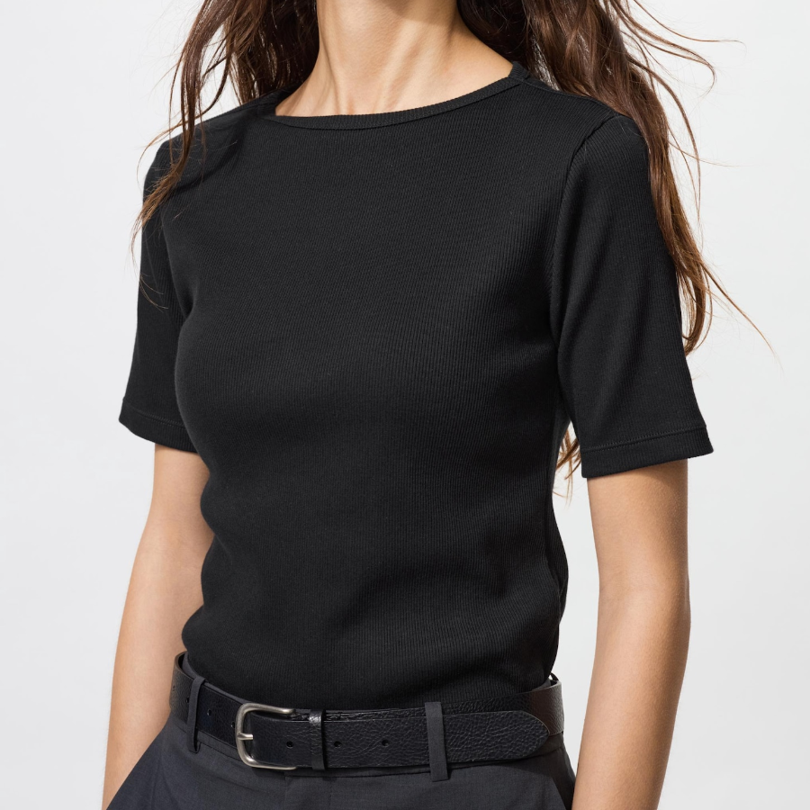 Uniqlo – футболка Rib Boat Neck T