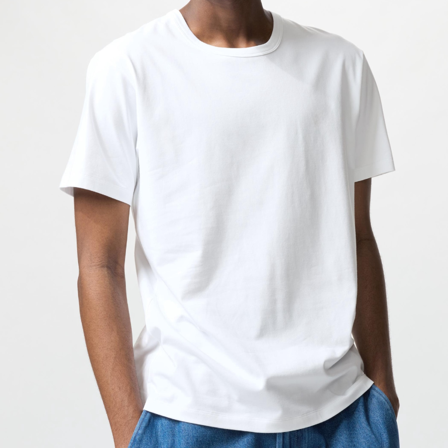 Uniqlo AIRism Cotton Crew Neck T-Shirt