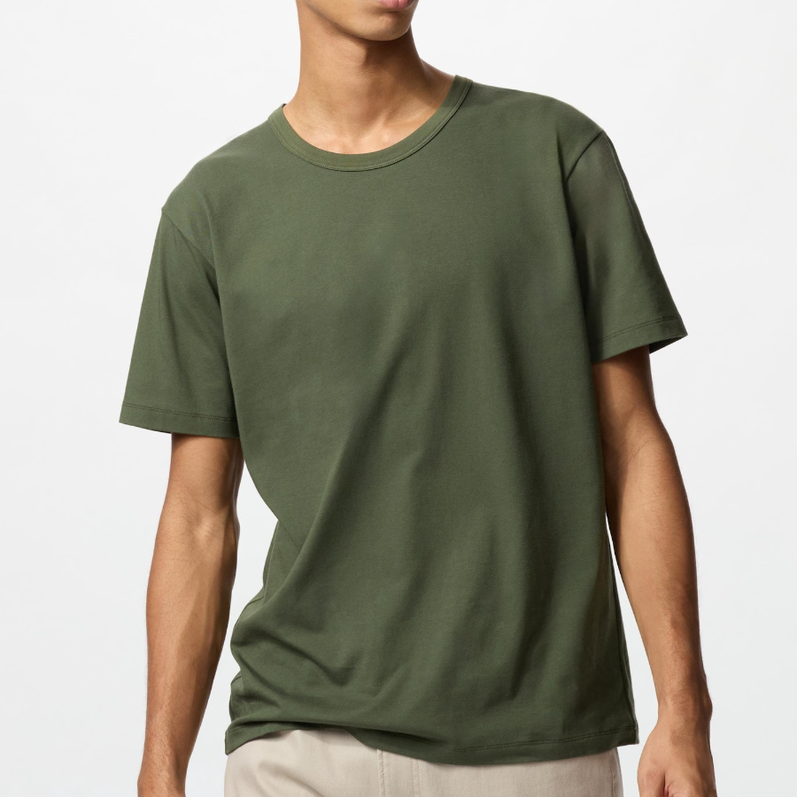 Uniqlo AIRism Cotton Crew Neck T-Shirt