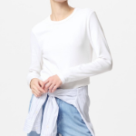 UNIQLO – лонгслив Soft Rib Long Sleeve T-shirt