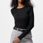 UNIQLO – лонгслив Soft Rib Long Sleeve T-shirt