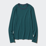 UNIQLO – лонгслив Soft Rib Striped Long Sleeve T-shirt