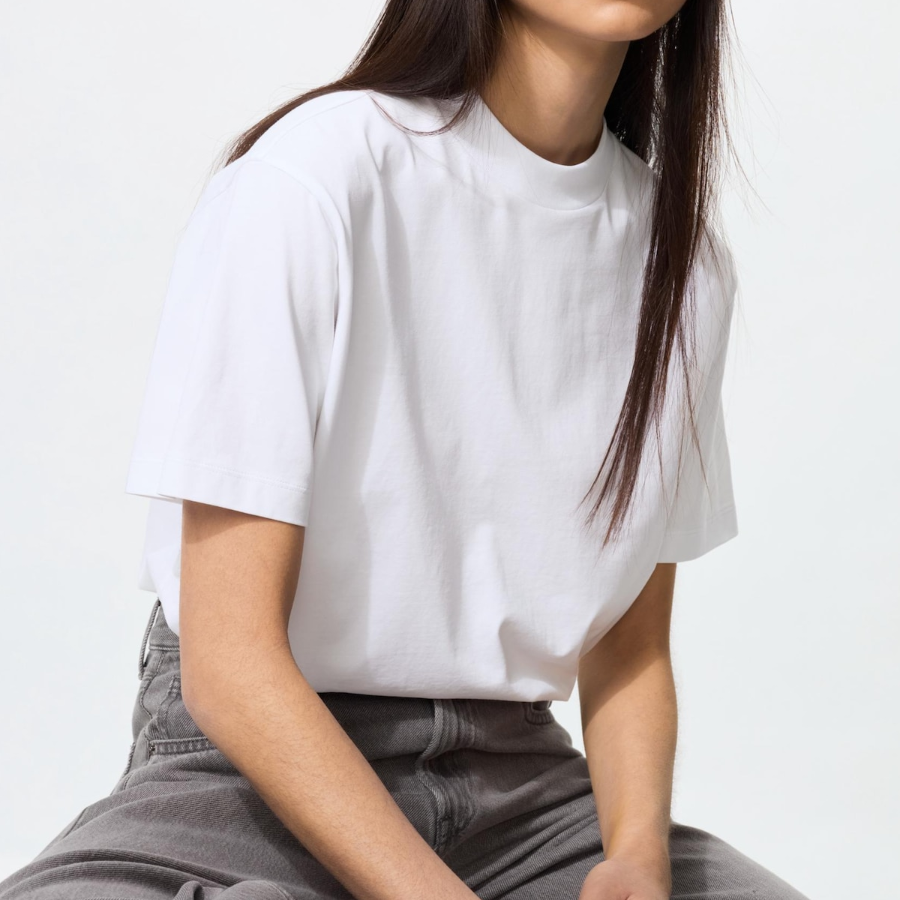 UNIQLO – футболка AIRism Cotton Short Sleeve T-shirt