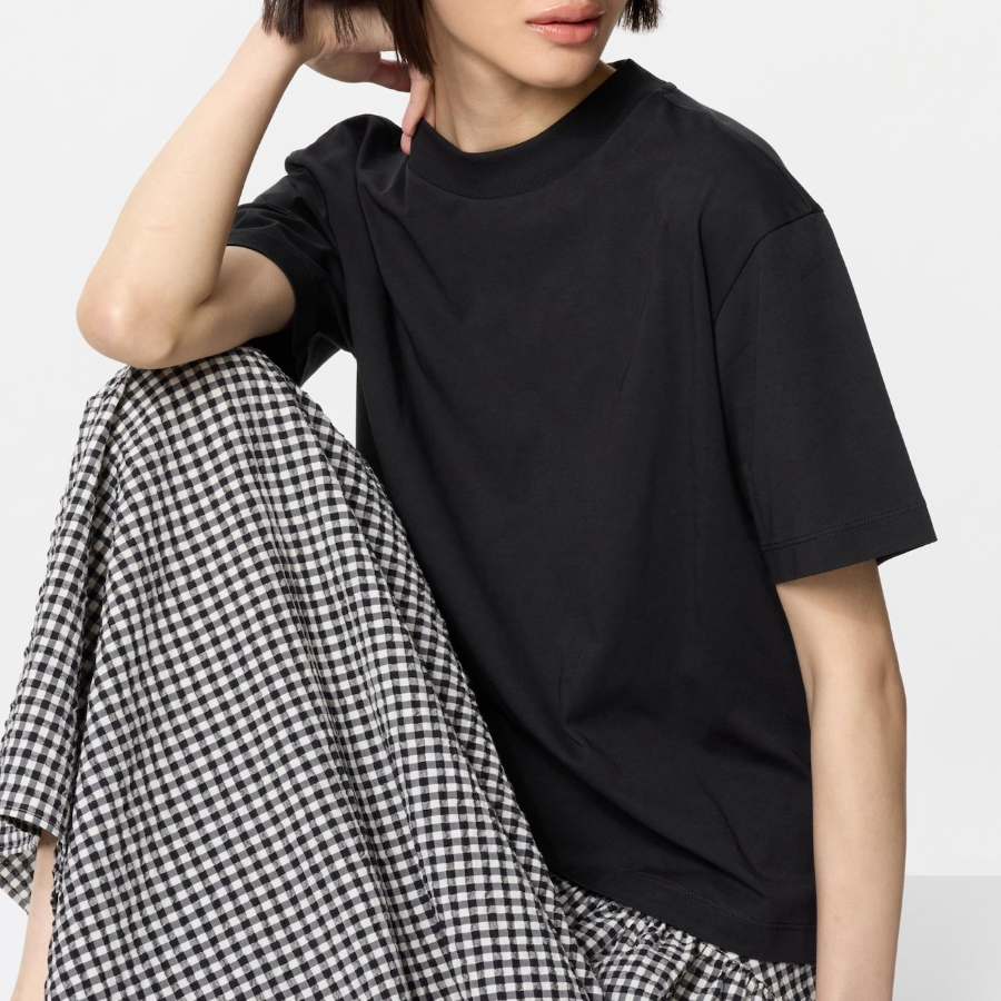 UNIQLO – футболка AIRism Cotton Short Sleeve T-shirt