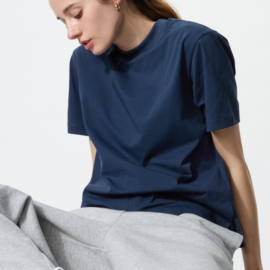 UNIQLO – футболка AIRism Cotton Short Sleeve T-shirt