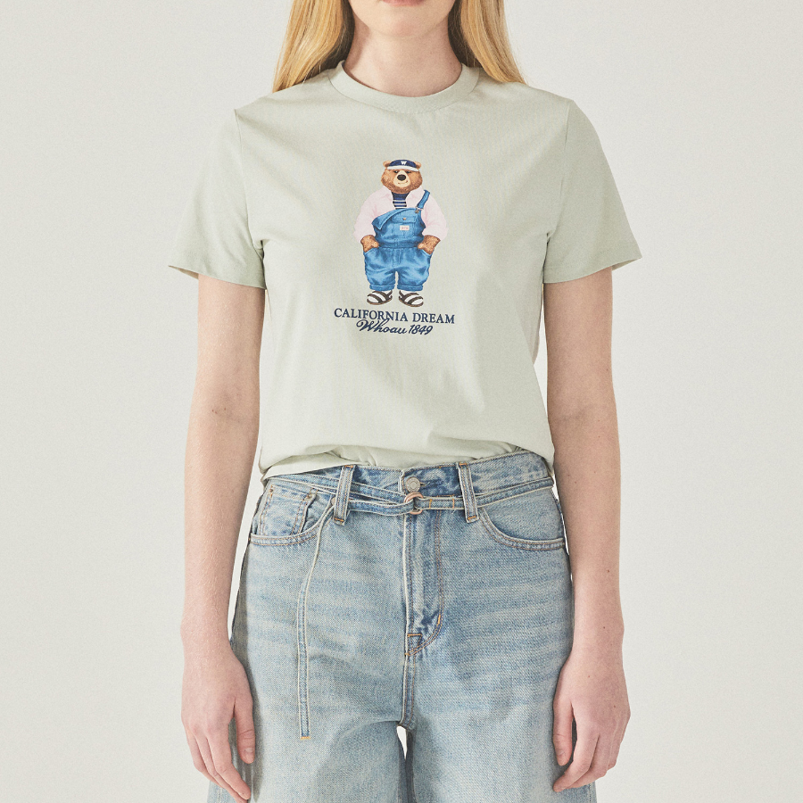 WHO.A.U – футболка Steve Photo Basic T-shirt (F)