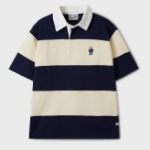 WHO.A.U – футболка Steve Colorblock Collar T-Shirt