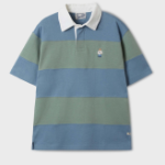 WHO.A.U – футболка Steve Colorblock Collar T-Shirt