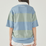 WHO.A.U – футболка Steve Colorblock Collar T-Shirt