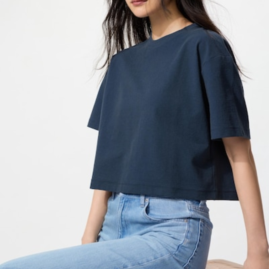 UNIQLO – футболка Texture Jersey T-Shirt (Short Sleeve)