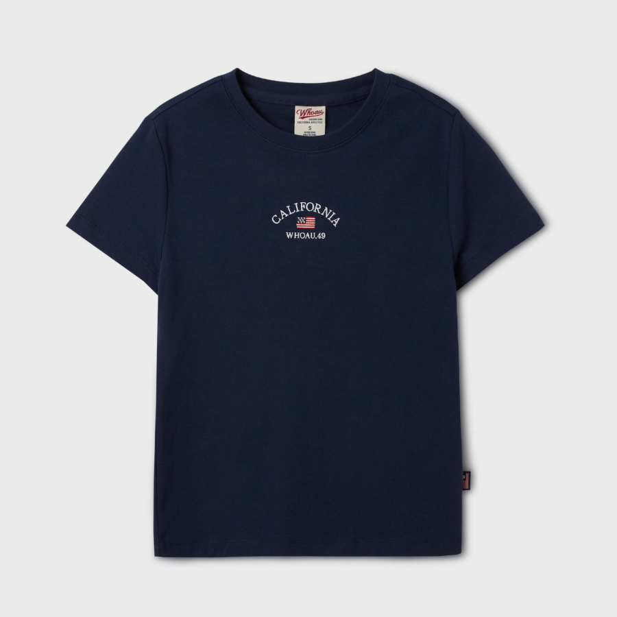 WHO.A.U – футболка USA Embroidery Small Logo T-shirt