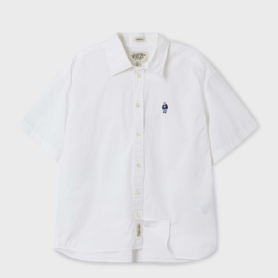 WHO.A.U – рубашка Steve Loose Fit Cotton Shirts