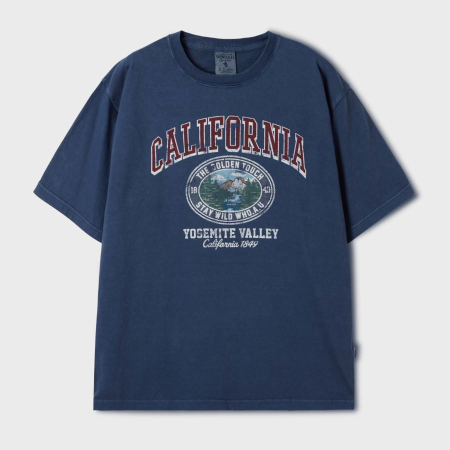 WHO.A.U – футболка California Dyed Graphic T-shirt