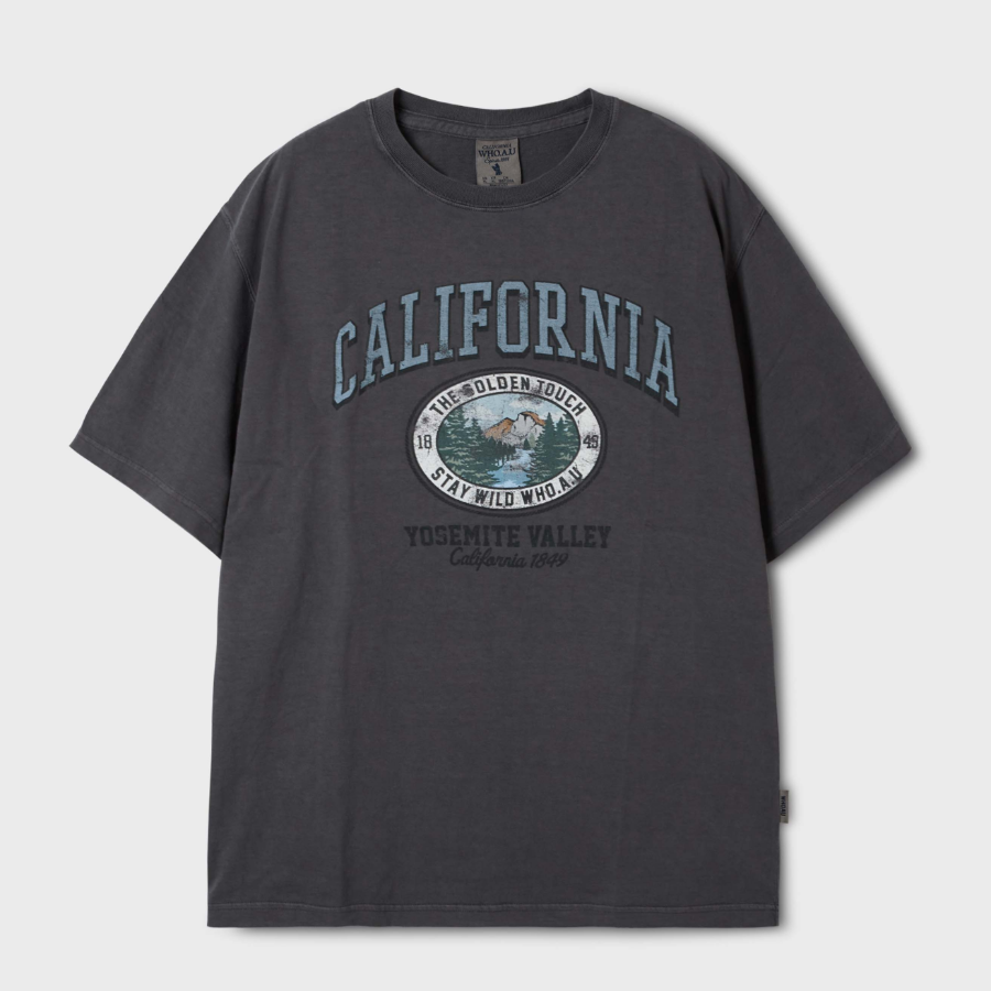 WHO.A.U – футболка California Dyed Graphic T-shirt